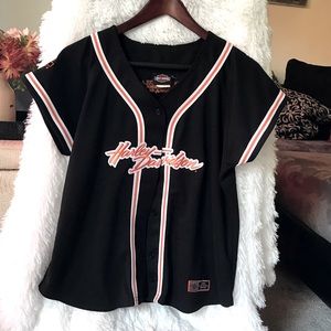 Harley Davidson Women’s Short Sleeve Button Up